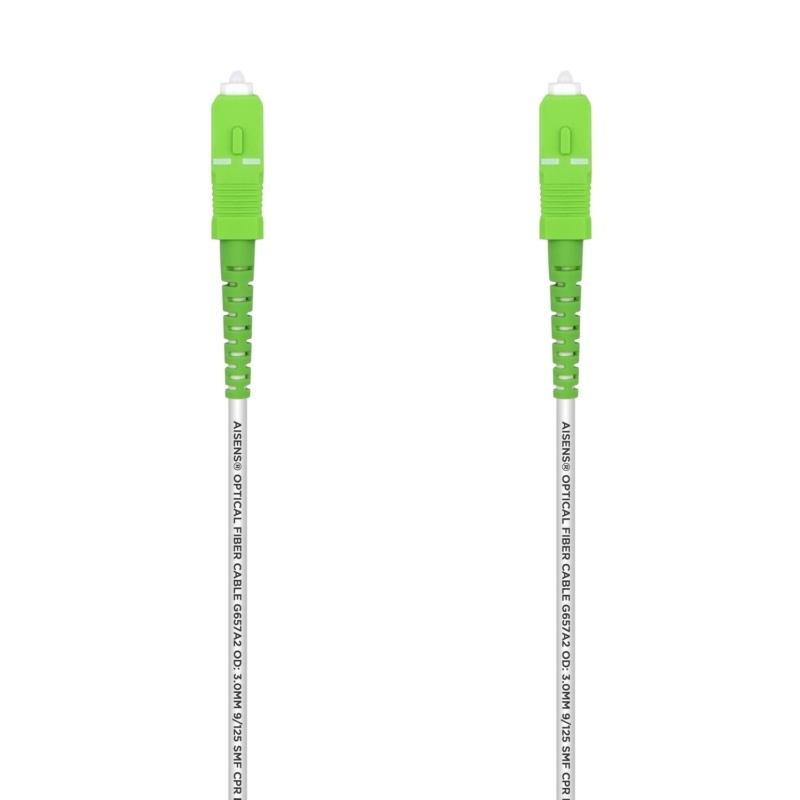 (A152-0493) AISENS CABLE FIBRA ÓPTICA LATIGUILLO G657A2 3.0 9/125 SMF SIMPLEX CPR DCA LSZH