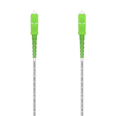 (A152-0493) AISENS CABLE FIBRA ÓPTICA LATIGUILLO G657A2 3.0 9/125 SMF SIMPLEX CPR DCA LSZH