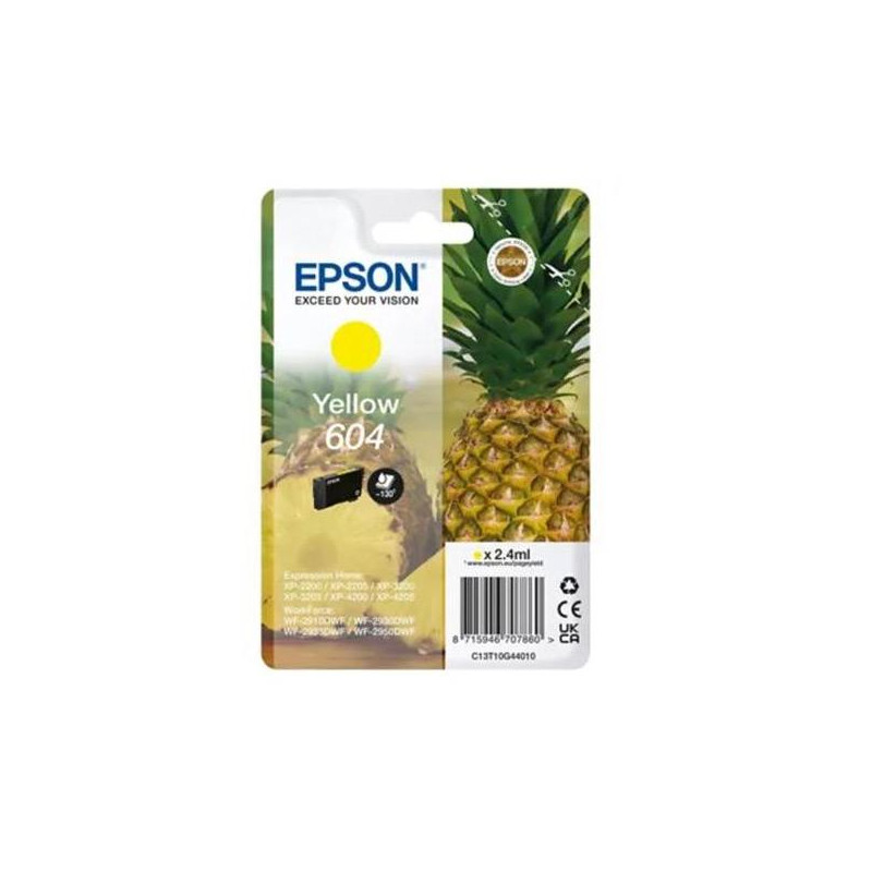 (C13T10G44010) EPSON TINTA AMARILLO 604 XP-2200 (C13T10G44010) EPSON TINTA AMARILLO 604 XP-2200