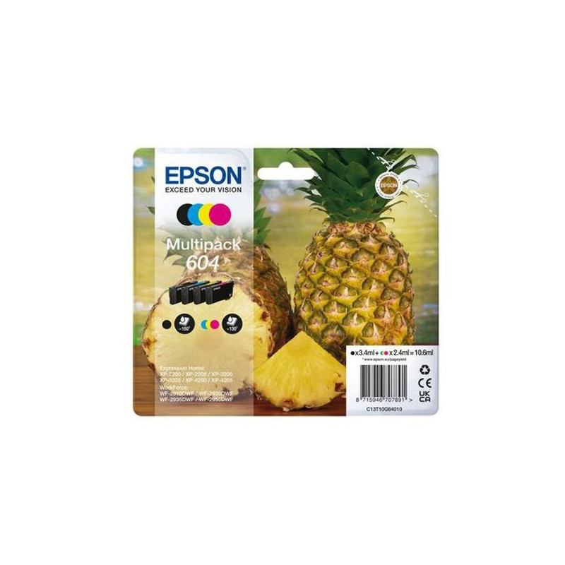 (C13T10G64010) EPSON MULTIPACK BK / C / M / Y XP-2200 (C13T10G64010) EPSON MULTIPACK BK / C / M / Y XP-2200