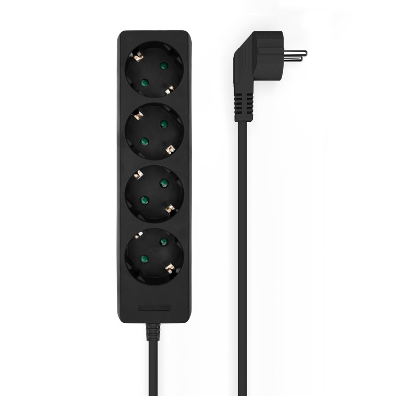 (A154-0534) AISENS REGLETA DE ENCHUFES CON 4 TOMAS SIN INTERRUPTOR CABLE 1 (A154-0534) AISENS REGLETA DE ENCHUFES CON 4 TOMAS SIN INTERRUPTOR CABLE 1