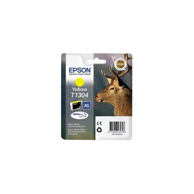(C13T13044012) EPSON TINTA AMARILLO STYLUS OFFICE BX320FW (C13T13044012) EPSON TINTA AMARILLO STYLUS OFFICE BX320FW