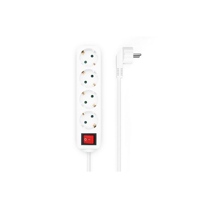 (A154-0649) AISENS BASE MULTIPLE 4 TOMAS CON INTERRUPTOR CON CABLE 3X1 (A154-0649) AISENS BASE MULTIPLE 4 TOMAS CON INTERRUPTOR CON CABLE 3X1