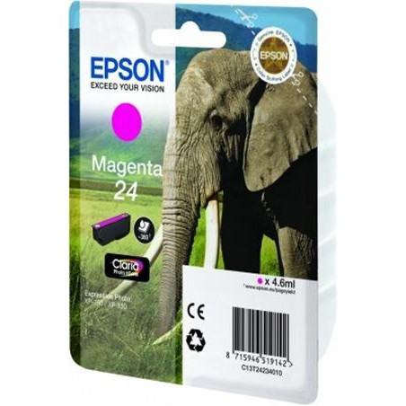 (C13T24234012) EPSON CLARIA PHOTO HD INK CARTUCHO MAGENTA 24 EXPRESSION PHOTO XP-950