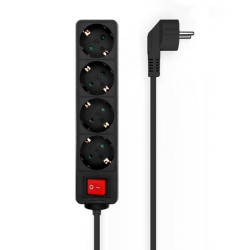 (A154-0650) AISENS BASE MULTIPLE 4 TOMAS CON INTERRUPTOR CON CABLE 3X1