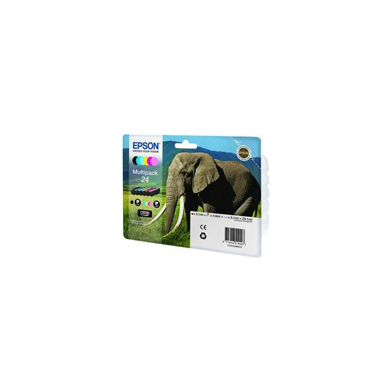(C13T24284011) EPSON CLARIA PHOTO HD INK CARTUCHO MULTIPACK 6 COLORES 24 EXPRESSION PHOTO XP-950 (C13T24284011) EPSON CLARIA PHOTO HD INK CARTUCHO MULTIPACK 6 COLORES 24 EXPRESSION PHOTO XP-950