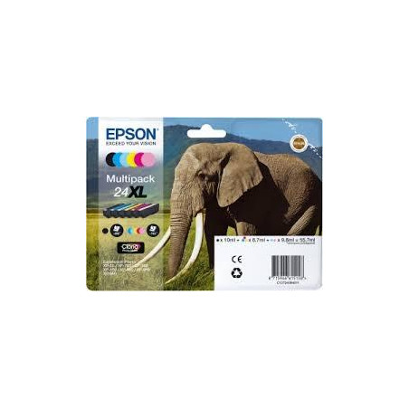 (C13T24384011) EPSON TINTA BK/C/M/Y/C CLARO / M CLARO CLARIA PHOTO HD INK EXPRESSION PHOTO XP-950 - 24XL (MULTIPACK 6)