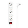 (A154-0651) AISENS BASE MULTIPLE 5 TOMAS CON INTERRUPTOR CON CABLE 3X1