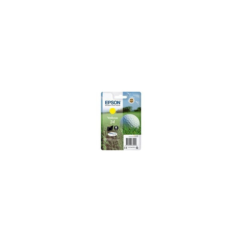 (C13T34644010) EPSON SINGLEPACK YELLOW 34 DURABRITE ULTRA INK
