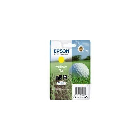 (C13T34644010) EPSON SINGLEPACK YELLOW 34 DURABRITE ULTRA INK