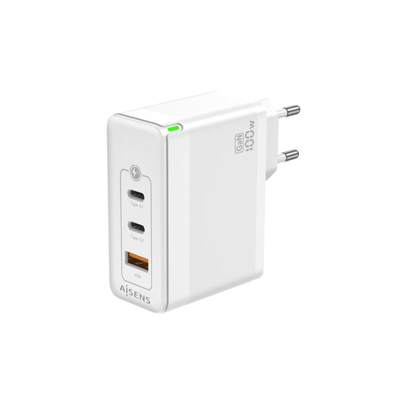(ASCH-100W3P008-W) AISENS CARGADOR GAN 100W (ASCH-100W3P008-W) AISENS CARGADOR GAN 100W