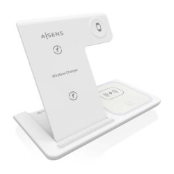(ASCH-15W3WC044-W) AISENS CARGADOR INALAMBRICO USB-C 3 EN 1 DE 15W MOVIL