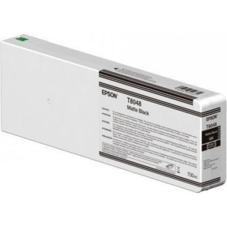 (C13T55K800) EPSON GF SURECOLOR SERIE SC-P CARTUCHO NEGRO MATTE ULTRACHROME HDX/HD 700ML (SUSTITUYE A LA C13T804800)