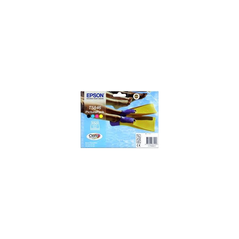 (C13T58464010) EPSON PICTUREMATE PM240/280 PACK CARTUCHO + PAPEL 150 HOJAS (C13T58464010) EPSON PICTUREMATE PM240/280 PACK CARTUCHO + PAPEL 150 HOJAS