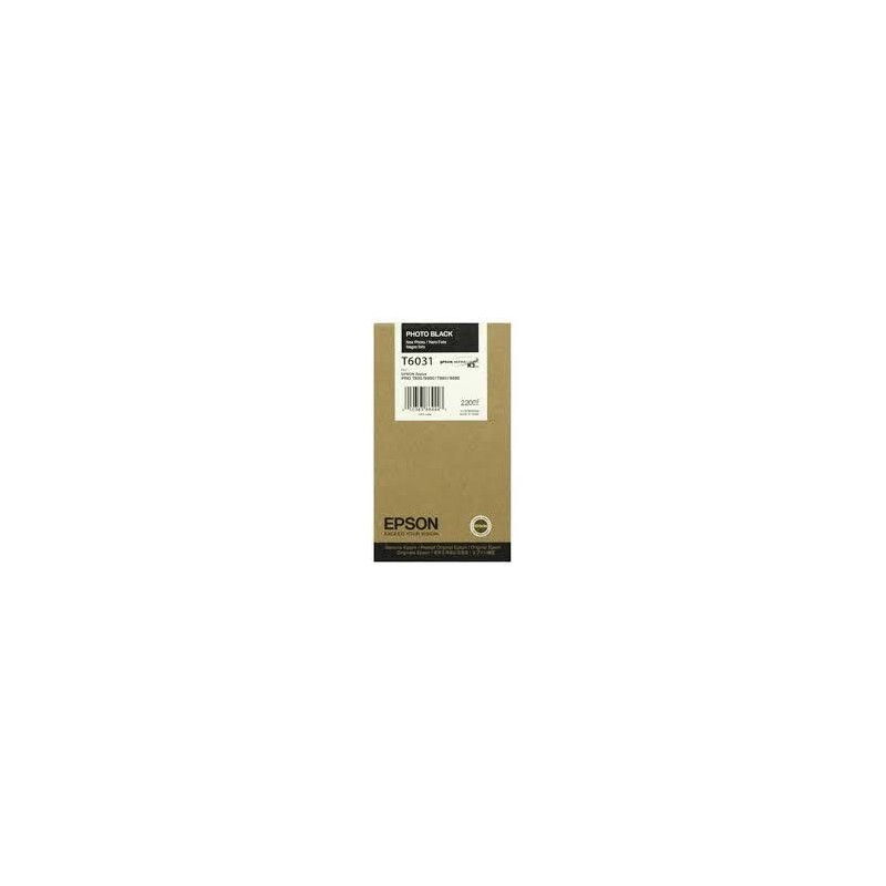 (C13T603100) EPSON GF STYLUS PRO 7880 9880 7800 9800 CARTUCHO NEGRO PHOTO (C13T603100) EPSON GF STYLUS PRO 7880 9880 7800 9800 CARTUCHO NEGRO PHOTO