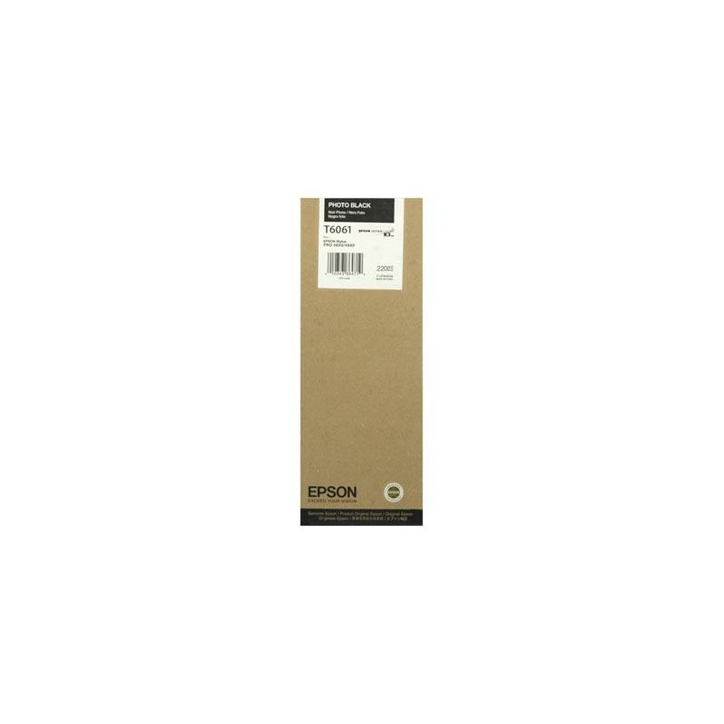(C13T606100) EPSON TINTA NEGRO PHOTO GF STYLUS PRO 4880 (C13T606100) EPSON TINTA NEGRO PHOTO GF STYLUS PRO 4880
