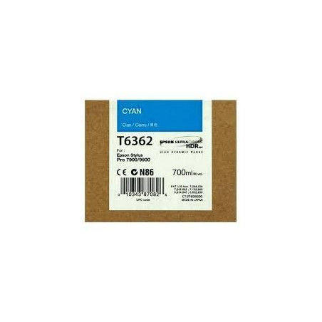 (C13T636200) EPSON GF STYLUS PHOTO 7900/9900 CARTUCHO CIAN