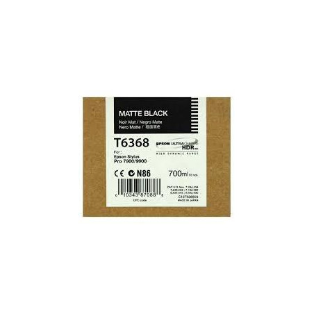 (C13T636800) EPSON GF STYLUS PHOTO 7900/9900 CARTUCHO NEGRO MATE