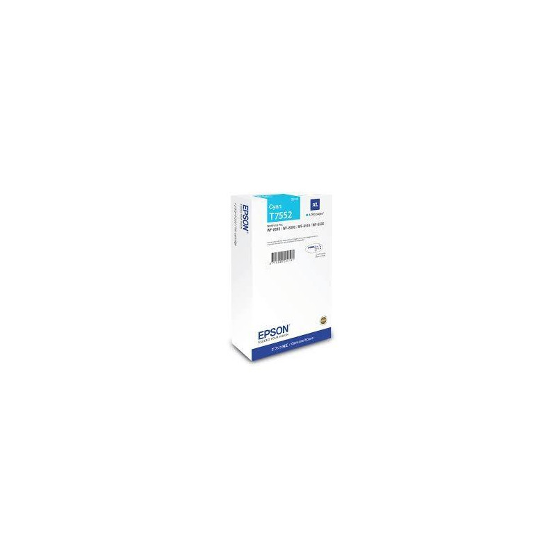(C13T755240) EPSON CARTUCHO CIAN XL 4000P WF-8XXX (C13T755240) EPSON CARTUCHO CIAN XL 4000P WF-8XXX
