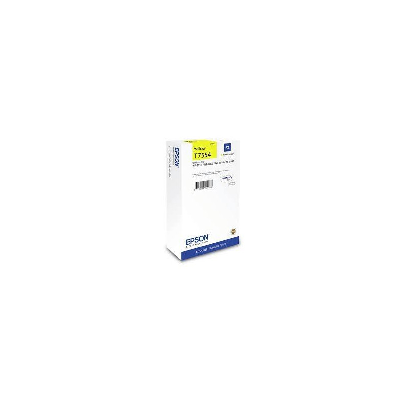 (C13T755440) EPSON CARTUCHO AMARILLO XL 4000P WF-8XXX