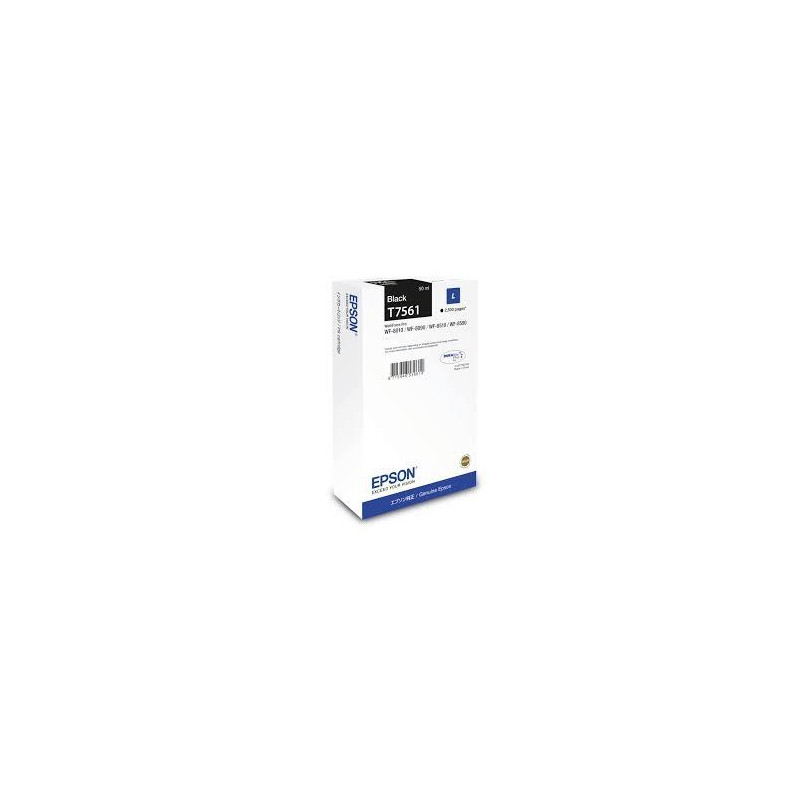 (C13T756140) EPSON CARTUCHO NEGRO L 2500 PAG WF-8XXX (C13T756140) EPSON CARTUCHO NEGRO L 2500 PAG WF-8XXX