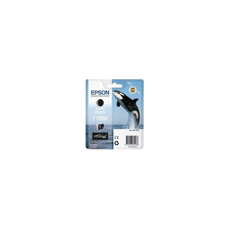 (C13T76084010) EPSON SURECOLOR SC P600 CARTUCHO NEGRO MATE