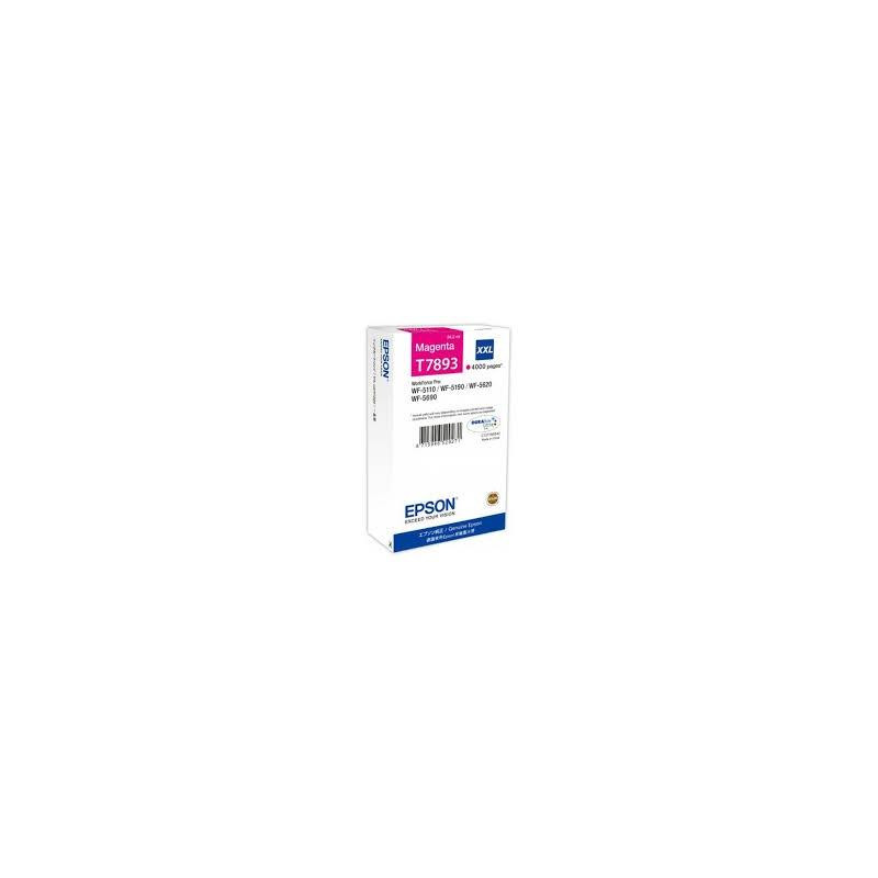 (C13T789340) EPSON CARTUCHO MAGENTA XXL 4000 PAGINAS WORKFORCE PRO WF-5XXX SERIES (C13T789340) EPSON CARTUCHO MAGENTA XXL 4000 PAGINAS WORKFORCE PRO WF-5XXX SERIES