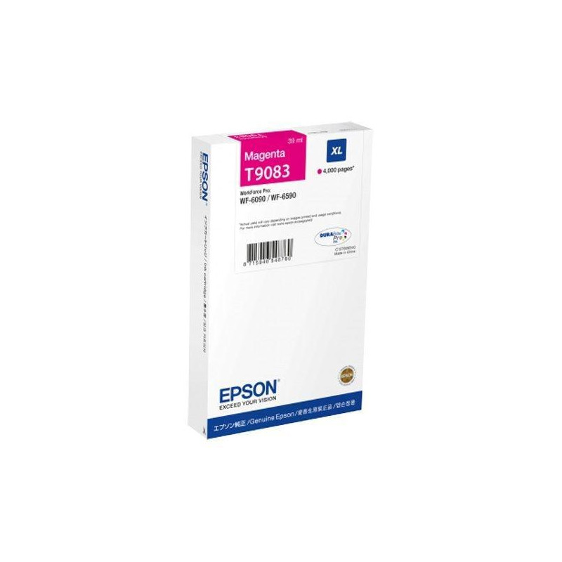 (C13T908340) EPSON WORKFORCE PRO WF-6090DW / WORKFORCE PRO WF-6590DWF CARTUCHO DE TINTA MAGENTA XL (C13T90834N) (C13T908340) EPSON WORKFORCE PRO WF-6090DW / WORKFORCE PRO WF-6590DWF CARTUCHO DE TINTA MAGENTA XL (C13T90834N)