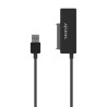 (ASE-35A01B) AISENS ADAPTADOR ASE-35A01B SATA A USB-A USB3.01/USB 3.1 PARA DISCOS DUROS 2.5" Y 3.5" CON ALIMENTADOR NEGRO