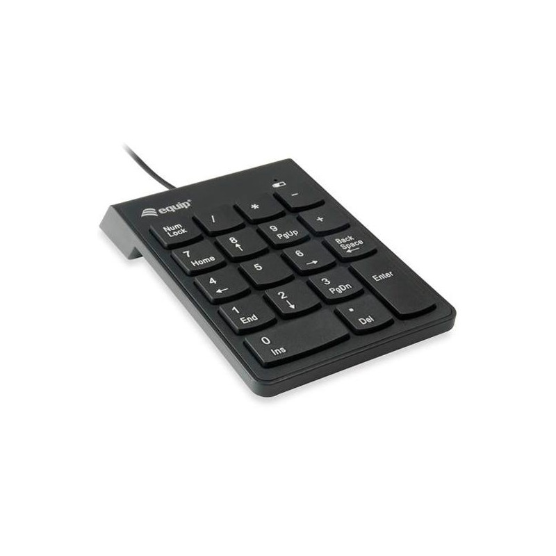 (245205) EQUIP TECLADO NUMÉRICO UNIVERSAL CABLE USB 18 TECLAS PLÁSTICO NEGRO (245205) EQUIP TECLADO NUMÉRICO UNIVERSAL CABLE USB 18 TECLAS PLÁSTICO NEGRO