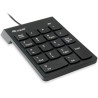 (245205) EQUIP TECLADO NUMÉRICO UNIVERSAL CABLE USB 18 TECLAS PLÁSTICO NEGRO