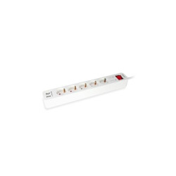 (245554) EQUIP REGLETA CON 5 TOMAS + 2 USB CON CABLE DE 1´5 M.Y BOTÓN DE APAGADO Y ENCENDIDO