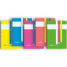 (NSFP3) ERIGGAN CUADERNO ESPIRAL 80H FOLIO 90GR 3X3MM TAPA PP C/SURTIDOS