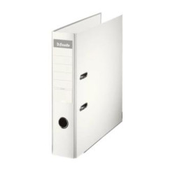 (42329) ESSELTE ARCHIVADOR PALANCA A4 LOMO ANCHO PP INTERIOR FORRADO EN PAPEL RADO CANTONERAS BLANCO