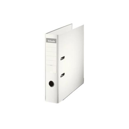 (42329) ESSELTE ARCHIVADOR PALANCA A4 LOMO ANCHO PP INTERIOR FORRADO EN PAPEL RADO CANTONERAS BLANCO