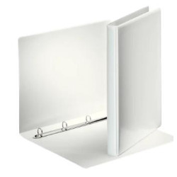 (49700) ESSELTE CARPETA CANGURO BÁSICA PERSONALIZABLE 4 ANILLAS REDONDAS 16MM A4 PP BLANCO