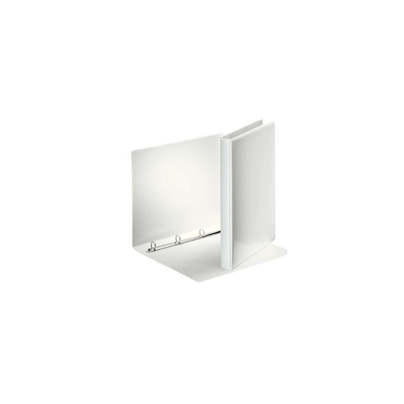 (49700) ESSELTE CARPETA CANGURO BÁSICA PERSONALIZABLE 4 ANILLAS REDONDAS 16MM A4 PP BLANCO