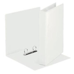 (49720) ESSELTE CARPETA CANGURO BÁSICA PERSONALIZABLE 2 ANILLAS REDONDAS 16MM A4 PP BLANCO