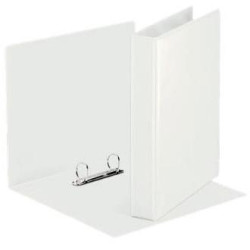 (49737) ESSELTE CARPETA CANGURO BÁSICA PERSONALIZABLE 2 ANILLAS MIXTAS 25MM A4 PP BLANCO