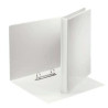(49739) ESSELTE CARPETA CANGURO BÁSICA PERSONALIZABLE 2 ANILLAS MIXTAS 40MM A4 PP BLANCO