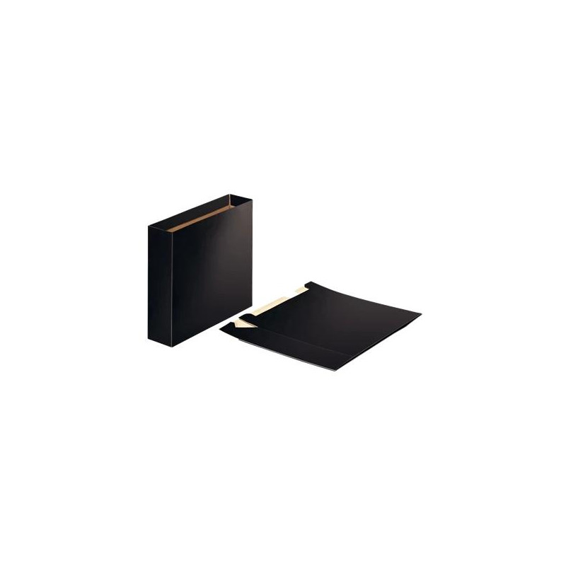 (624150) ESSELTE CAJETÍN PARA ARCHIVADORES A4 LOMO ANCHO CARTÓN NEGRO BRILLANTE (624150) ESSELTE CAJETÍN PARA ARCHIVADORES A4 LOMO ANCHO CARTÓN NEGRO BRILLANTE