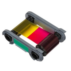 (15R5F208E100) EVOLIS PRIMACY 2 CINTA DE COLOR 5 PANELES YMCKO (300 IMPRESIONES ROLLO)