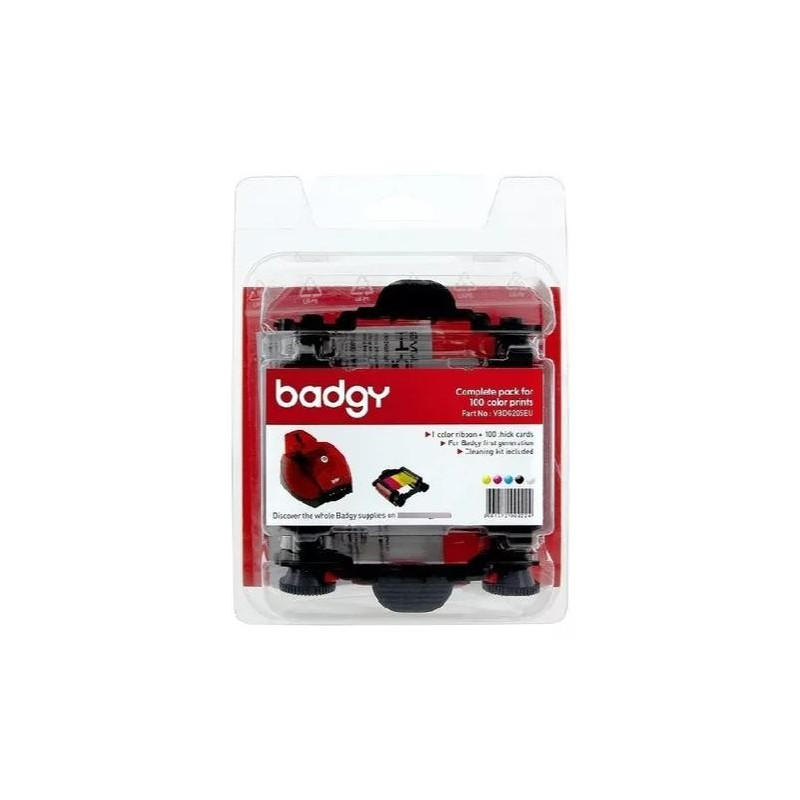 (15CBGR0100C) EVOLIS BADGY 200 CINTA COLOR YMCKO PARA 100 IMPRESIONES (15CBGR0100C) EVOLIS BADGY 200 CINTA COLOR YMCKO PARA 100 IMPRESIONES