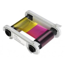 (R5F002EAA) EVOLIS CINTA DE TRANSFERENCIA TÉRMICA DE COLOR CON CINCO PANELES BK / C / M / Y / OVERLAY (200 IMPRESIONES)