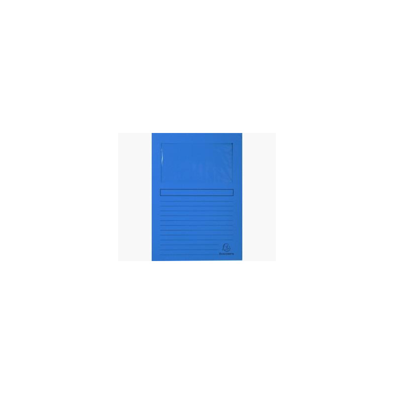 (50102E) EXACOMPTA SUBCARPETA A4 FOREVER CON VENTANA AZUL MARINO 120GR -100U- (50102E) EXACOMPTA SUBCARPETA A4 FOREVER CON VENTANA AZUL MARINO 120GR -100U-