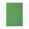 (50103E) EXACOMPTA SUBCARPETA A4 FOREVER CON VENTANA VERDE 120GR -100U-