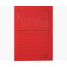 (50105E) EXACOMPTA SUBCARPETA A4 FOREVER CON VENTANA ROJO 120GR -100U-