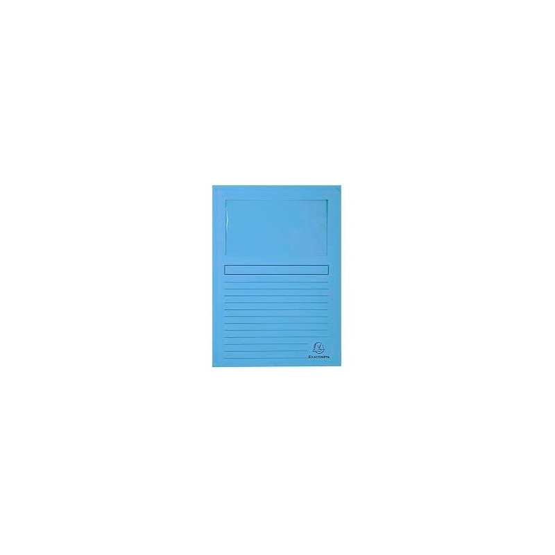 (50106E) EXACOMPTA SUBCARPETA A4 FOREVER CON VENTANA AZUL CLARO 120GR -100U- (50106E) EXACOMPTA SUBCARPETA A4 FOREVER CON VENTANA AZUL CLARO 120GR -100U-