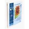 (51189E) EXACOMPTA CARPETA DE ANILLAS 4X15MM KREA COVER A4 PERSONALIZABLE PP OPACO BLANCO