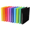 (51929E) EXACOMPTA CARPETAS 4 ANILLAS CARTON FORRADO EN PAPEL COLORES SURTIDOS
